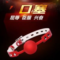 【SM】硅胶实心口球玩具束缚口塞两性调教用品(11E001P1)美加奴